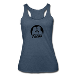 Women’s Racerback Tank - My Love Language Is Tacos - heather navy