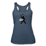 Women’s Racerback Tank - Bust A Gnat - heather navy