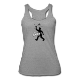 Women’s Racerback Tank - Bust A Gnat - heather gray