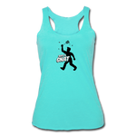 Women’s Racerback Tank - Bust A Gnat - turquoise