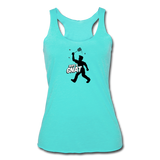 Women’s Racerback Tank - Bust A Gnat - turquoise