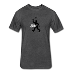 Fitted Men's T-Shirt - Bust A Gnat - heather black