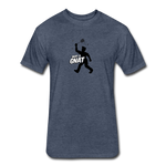 Fitted Men's T-Shirt - Bust A Gnat - heather navy