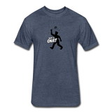 Fitted Men's T-Shirt - Bust A Gnat - heather navy