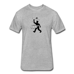 Fitted Men's T-Shirt - Bust A Gnat - heather gray