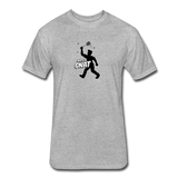 Fitted Men's T-Shirt - Bust A Gnat - heather gray