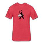 Fitted Men's T-Shirt - Bust A Gnat - heather red