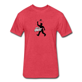 Fitted Men's T-Shirt - Bust A Gnat - heather red