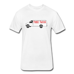 Fitted Men's T-Shirt - Free Taco Van - white