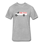 Fitted Men's T-Shirt - Free Taco Van - heather gray