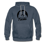 Men’s Premium Hoodie - My Love Language Is Tacos - heather denim