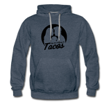 Men’s Premium Hoodie - My Love Language Is Tacos - heather denim