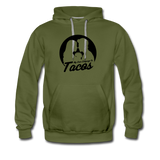 Men’s Premium Hoodie - My Love Language Is Tacos - olive green