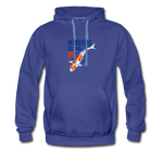 Men’s Premium Hoodie - Introvert Acting Koi - royalblue