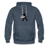 Men’s Premium Hoodie - Bust A Gnat - heather denim