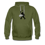 Men’s Premium Hoodie - Bust A Gnat - olive green