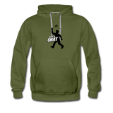 Men’s Premium Hoodie - Bust A Gnat - olive green