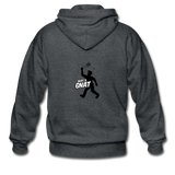 Men's Heavy Blend Zip Hoodie - Bust A Gnat - deep heather