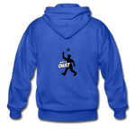 Men's Heavy Blend Zip Hoodie - Bust A Gnat - royal blue