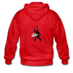 Men's Heavy Blend Zip Hoodie - Bust A Gnat - red