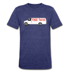 Men's Tri-Blend T-Shirt - Free Taco Van - heather indigo