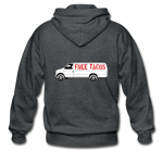 Men's Heavy Blend Zip Hoodie - Free Taco Van - deep heather