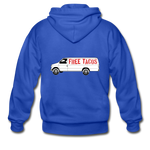 Men's Heavy Blend Zip Hoodie - Free Taco Van - royal blue