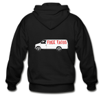 Men's Heavy Blend Zip Hoodie - Free Taco Van - black