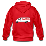 Men's Heavy Blend Zip Hoodie - Free Taco Van - red