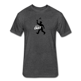 Fitted Men's T-Shirt - Bust A Gnat - heather black