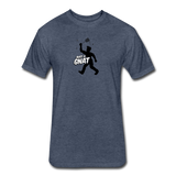 Fitted Men's T-Shirt - Bust A Gnat - heather navy