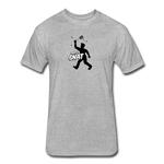 Fitted Men's T-Shirt - Bust A Gnat - heather gray