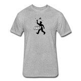 Fitted Men's T-Shirt - Bust A Gnat - heather gray