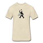 Fitted Men's T-Shirt - Bust A Gnat - heather cream