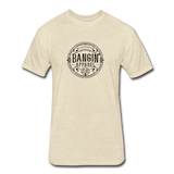 Fitted Men's T-Shirt - Bangin' Apparel Co. Logo (Black) - heather cream