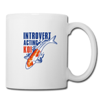 Coffee/Tea Mug - Introvert Acting Koi - white