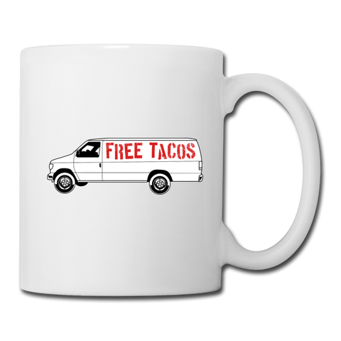 Coffee/Tea Mug - Free Taco Van - white