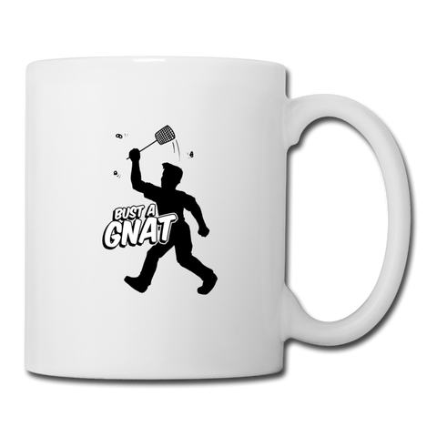 Coffee/Tea Mug - Bust A Gnat - white