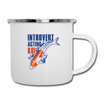 Camper Mug - Introvert Acting Koi - white