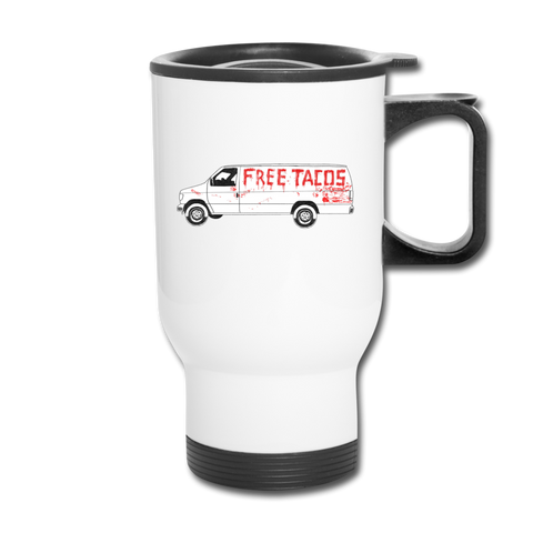 Travel Mug - Free Taco Van Extreme Edition - white