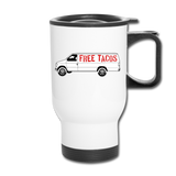 Travel Mug - Free Taco Van - white