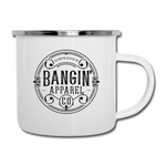 Camper Mug - Bangin' Apparel Co. Logo - white