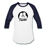 Baseball T-Shirt - My Love Language Is Tacos - white/navy