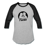 Baseball T-Shirt - My Love Language Is Tacos - heather gray/black