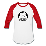 Baseball T-Shirt - My Love Language Is Tacos - white/red