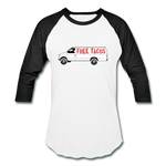 Baseball T-Shirt - Free Taco Van - white/black