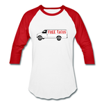 Baseball T-Shirt - Free Taco Van - white/red