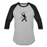 Baseball T-Shirt - Bust A Gnat - heather gray/black