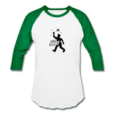 Baseball T-Shirt - Bust A Gnat - white/kelly green