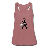 Women's Flowy Tank Top - Bust A Gnat - mauve